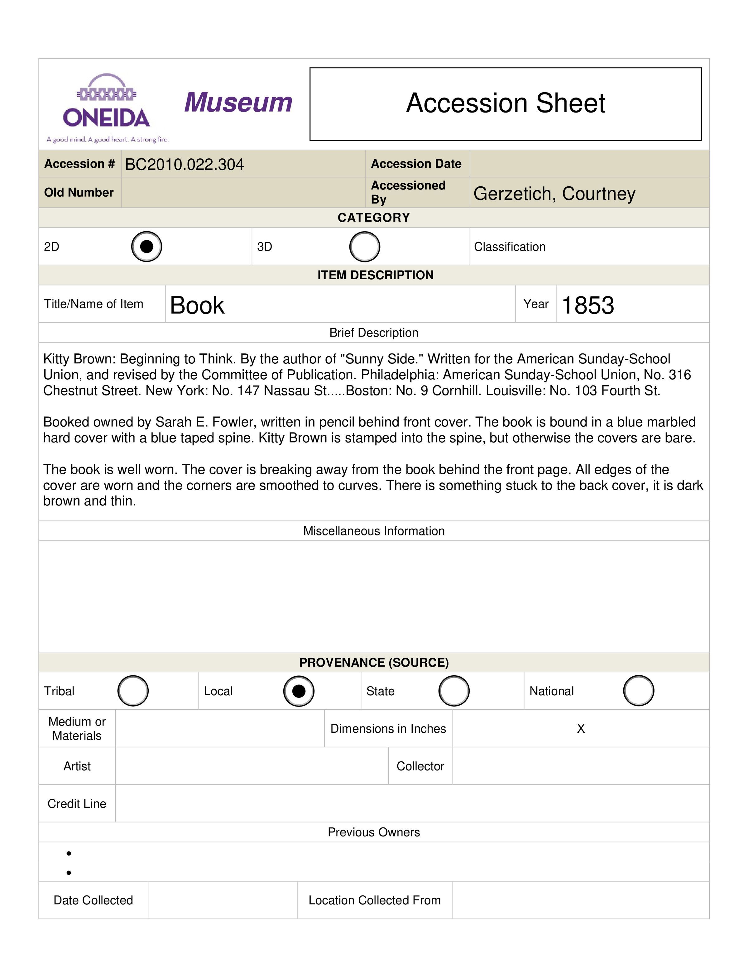 BC.2010.022.304 Accession