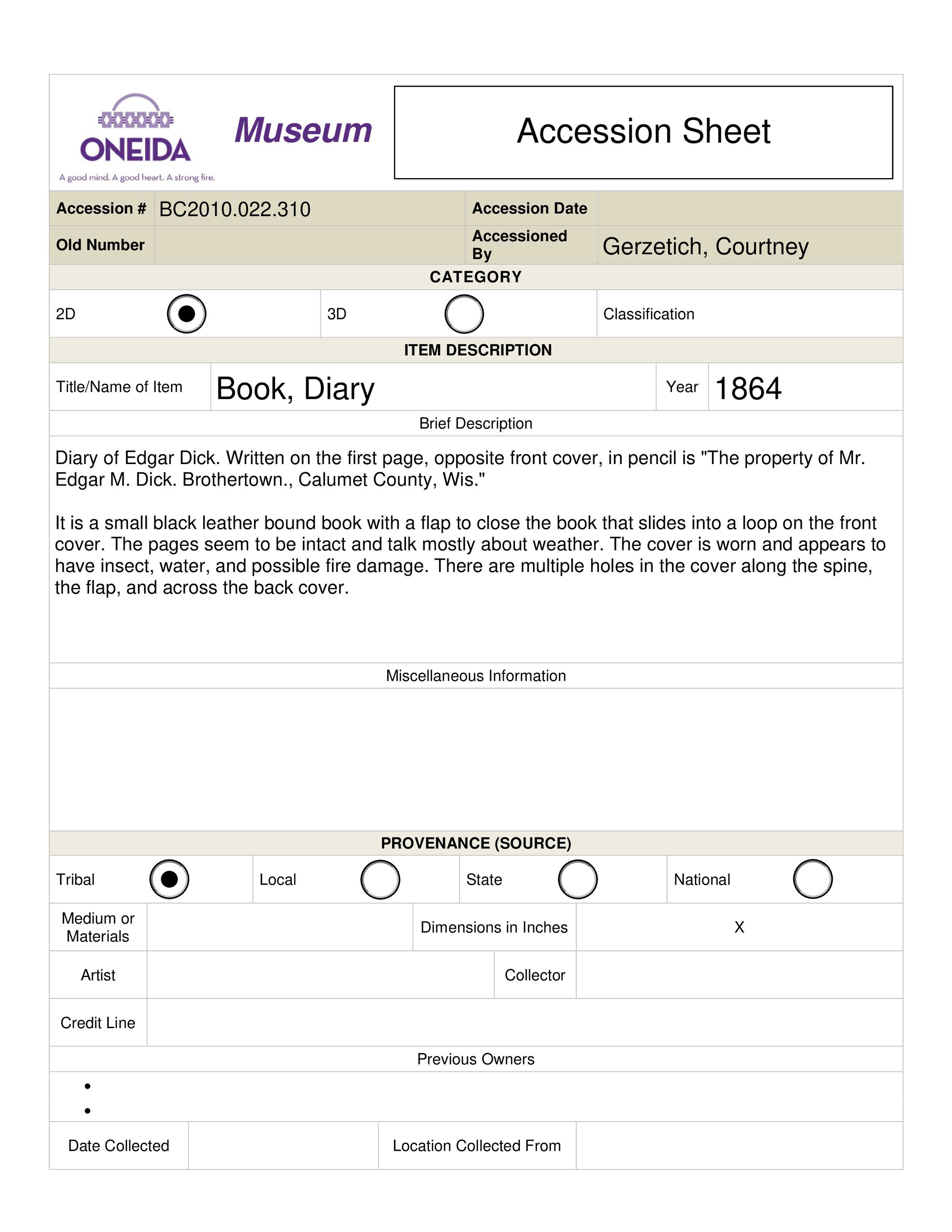 BC.2010.022.310 Accession