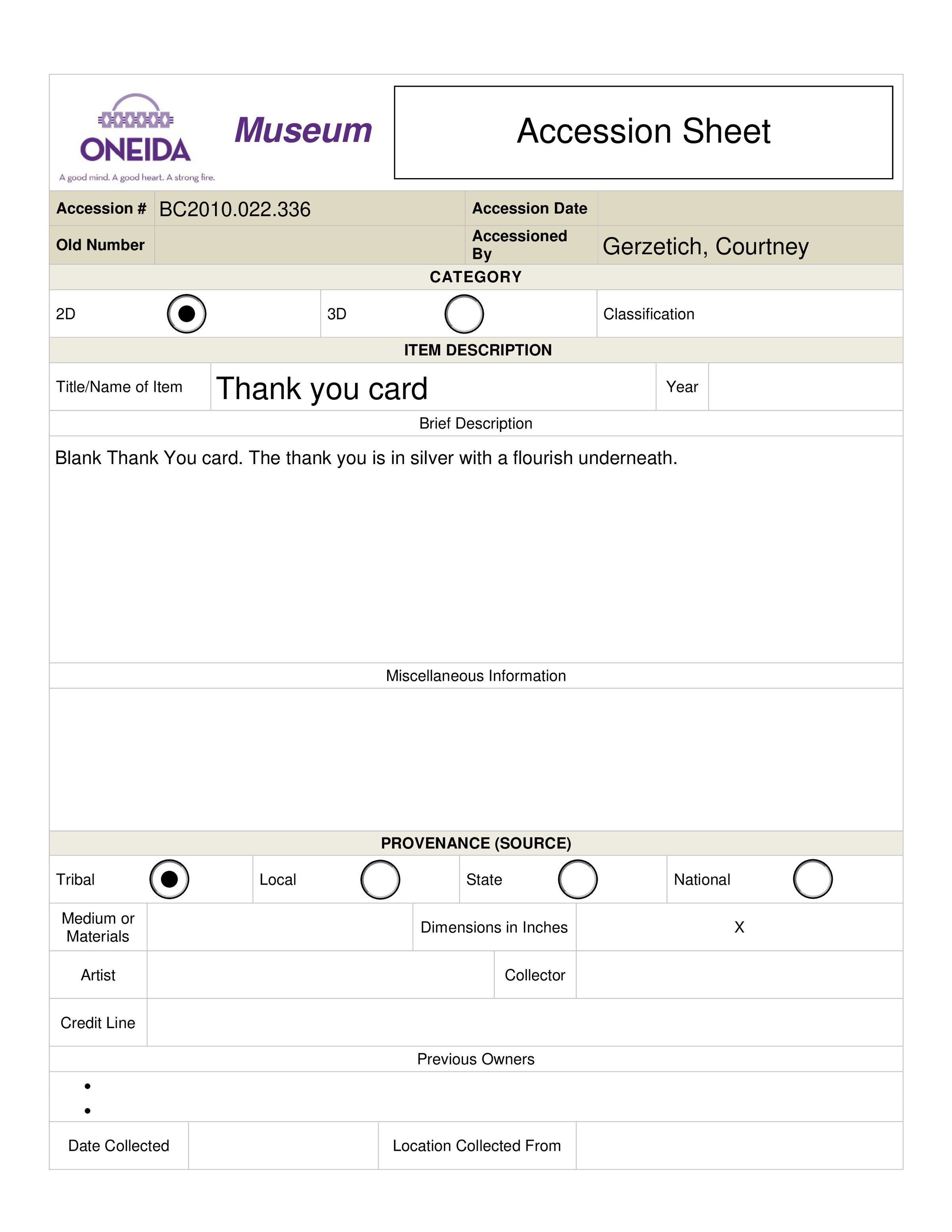 BC.2010.022.336 Accession