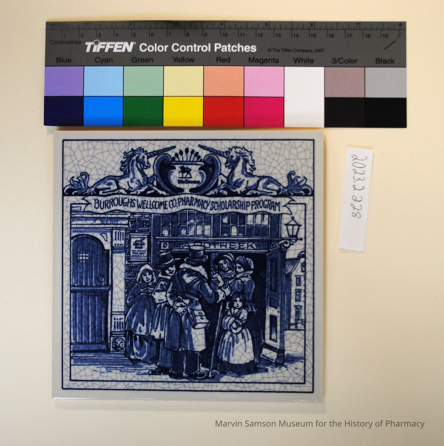 Burroughs Wellcome Co. Delft Tiles