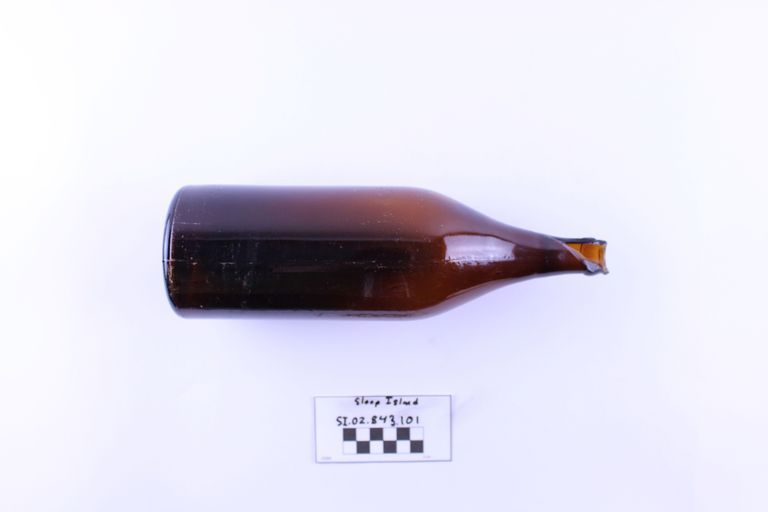 Brown glass bottle - Image 2