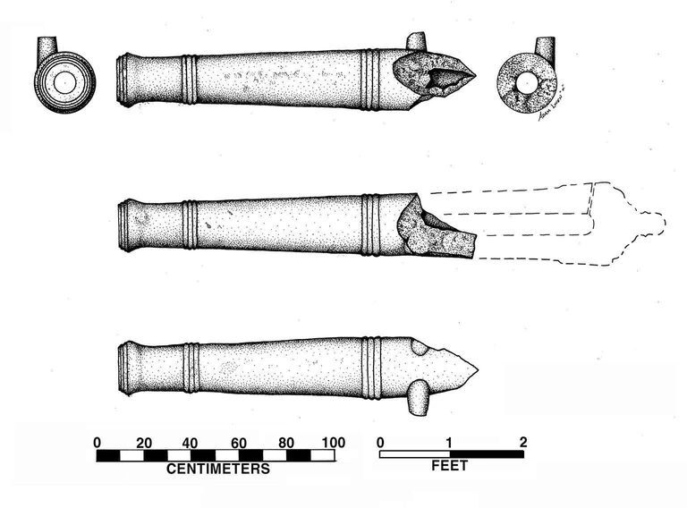 Fragment, Cannon Muzzle with Trunnion - Image 4
