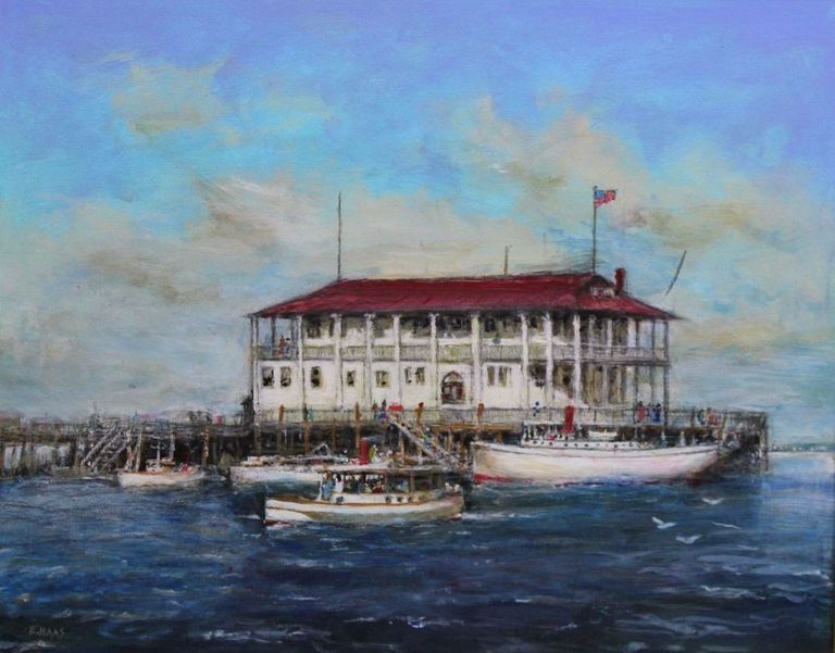 The Lake Champlain Yacht Club ca. 1918