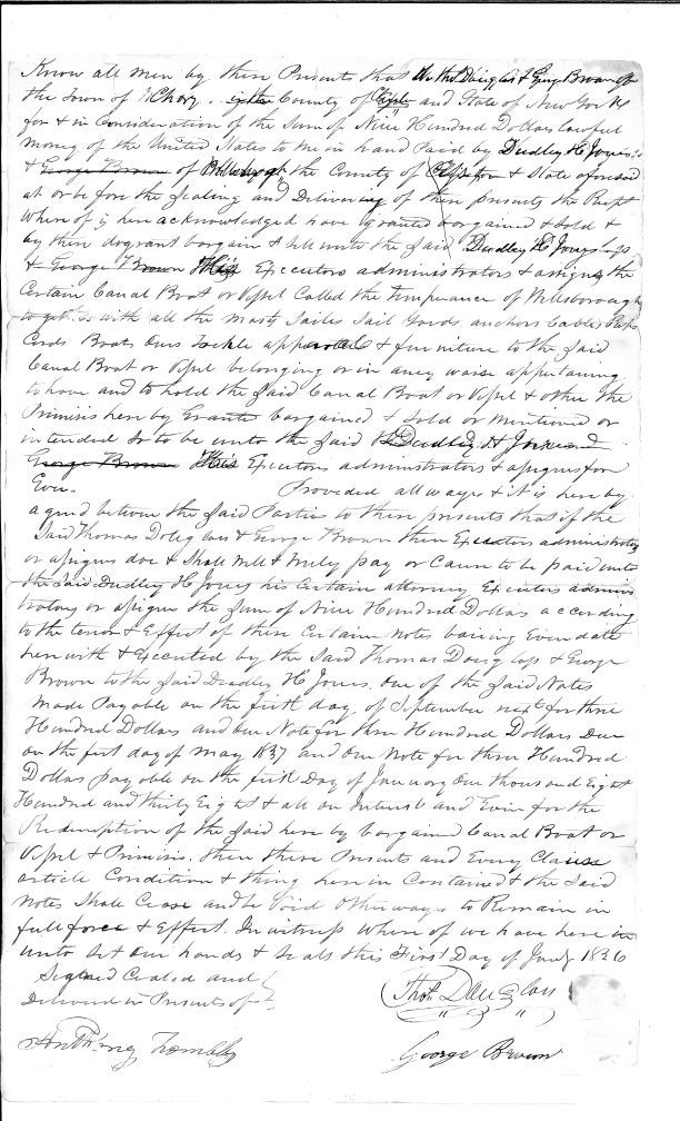 Primary Source Documents Related to the Clark Family and Boatbuilding Business
