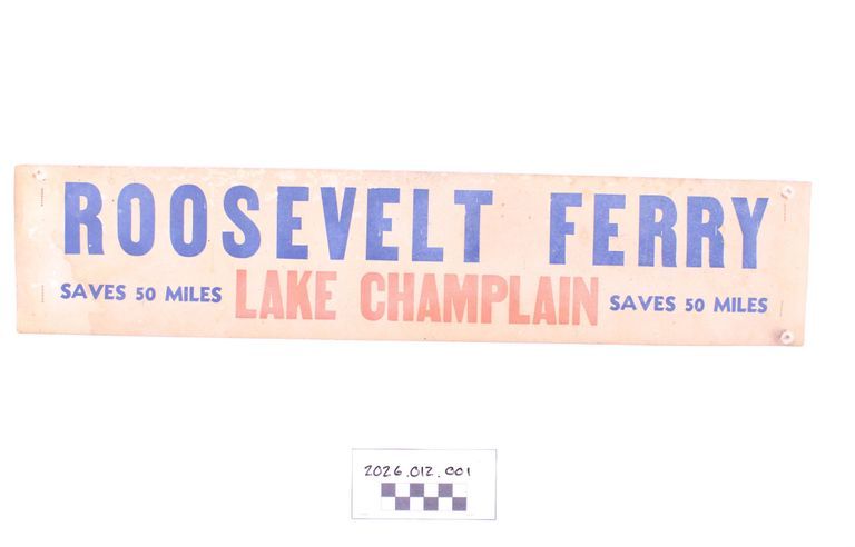 Roosevelt Ferry Sign