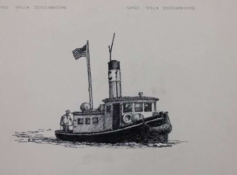 Churchill BW Sketch Small
