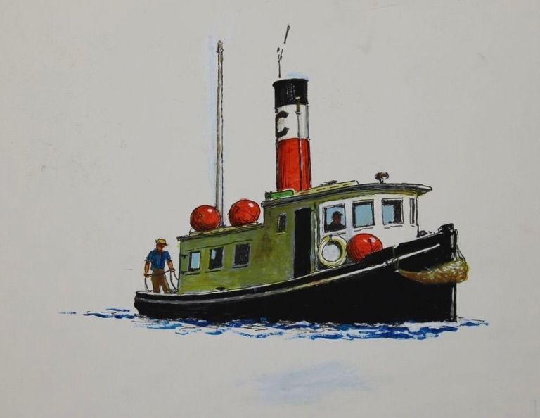 Churchill Color Sketch Small