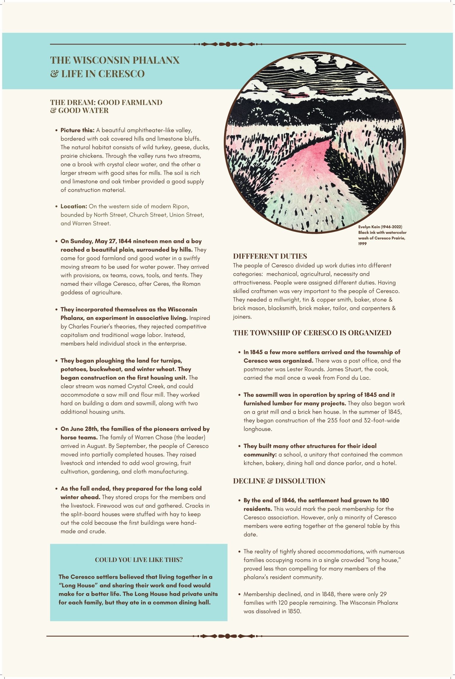 "Dear Ripon" Exhibit: Infographic Posters