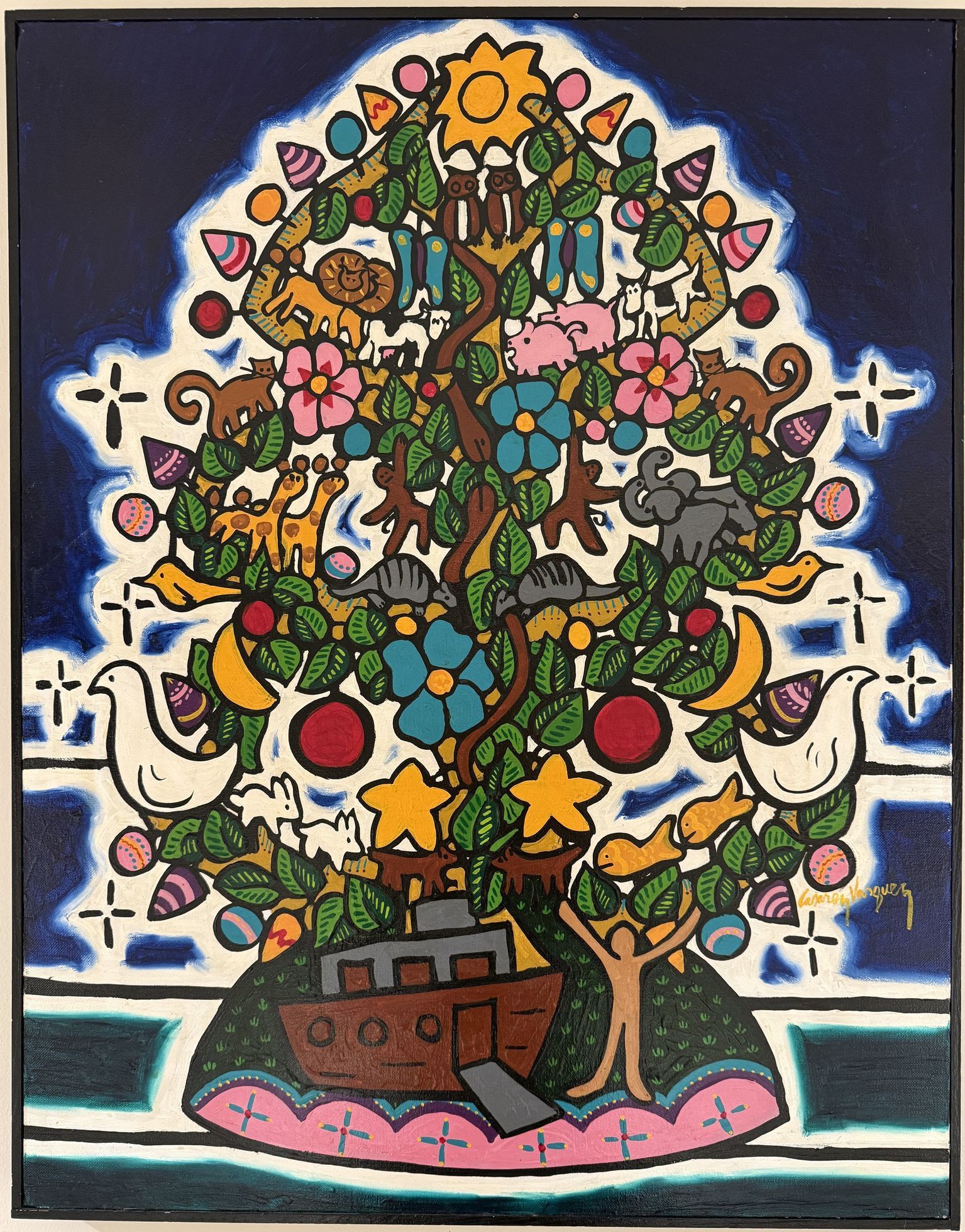 Artwork: Visitation House - Enedina Cásarez Vásquez (1945 - 2021)