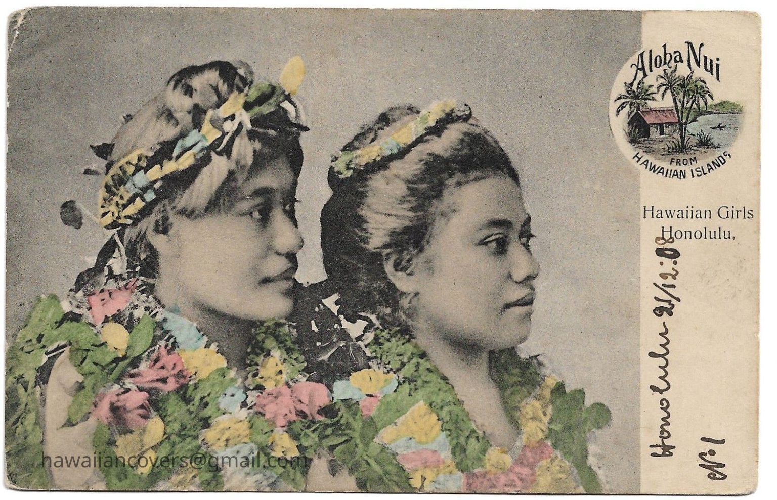 N. Women or Girls of Hawaii - Postcards or Photos