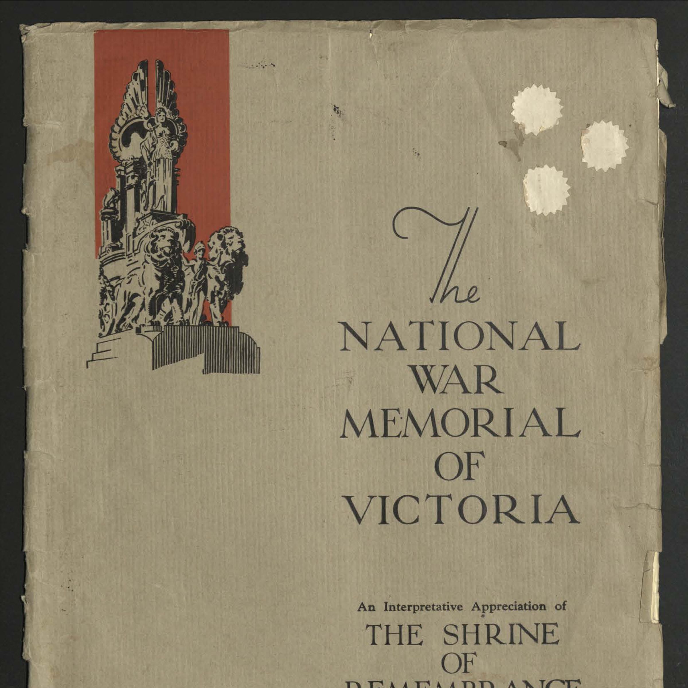 2023.31: 48 page booklet of The National War Memorial of Victoria Shrine of Remembrance