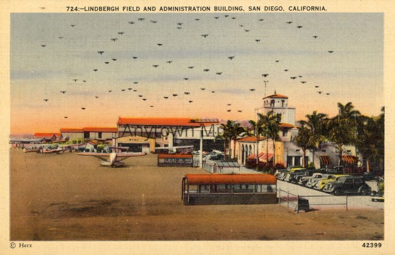 Lindbergh Field and Administration Building, San Diego, California