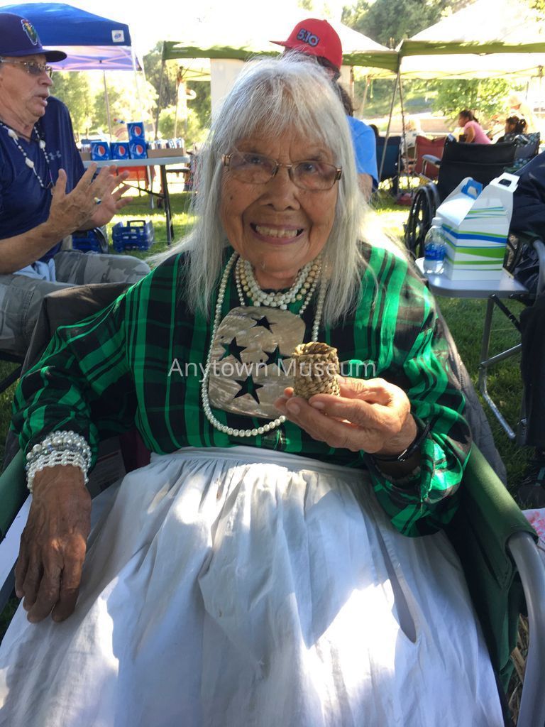 Pomo Miniature Tule Basket - Image 3