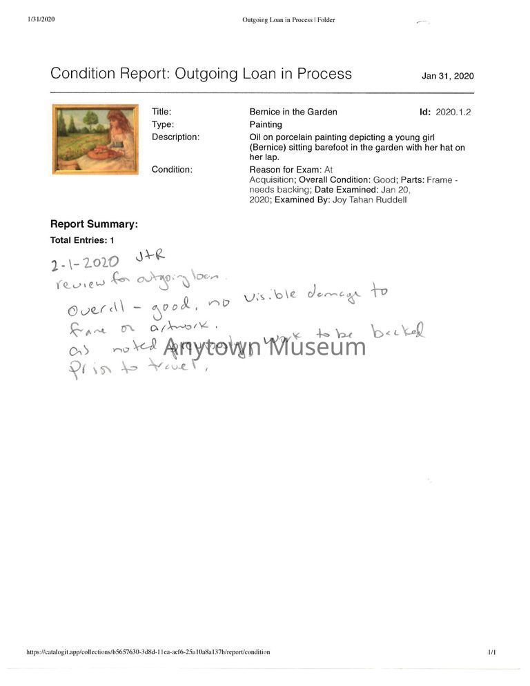 Bernice in the Garden - Image 3