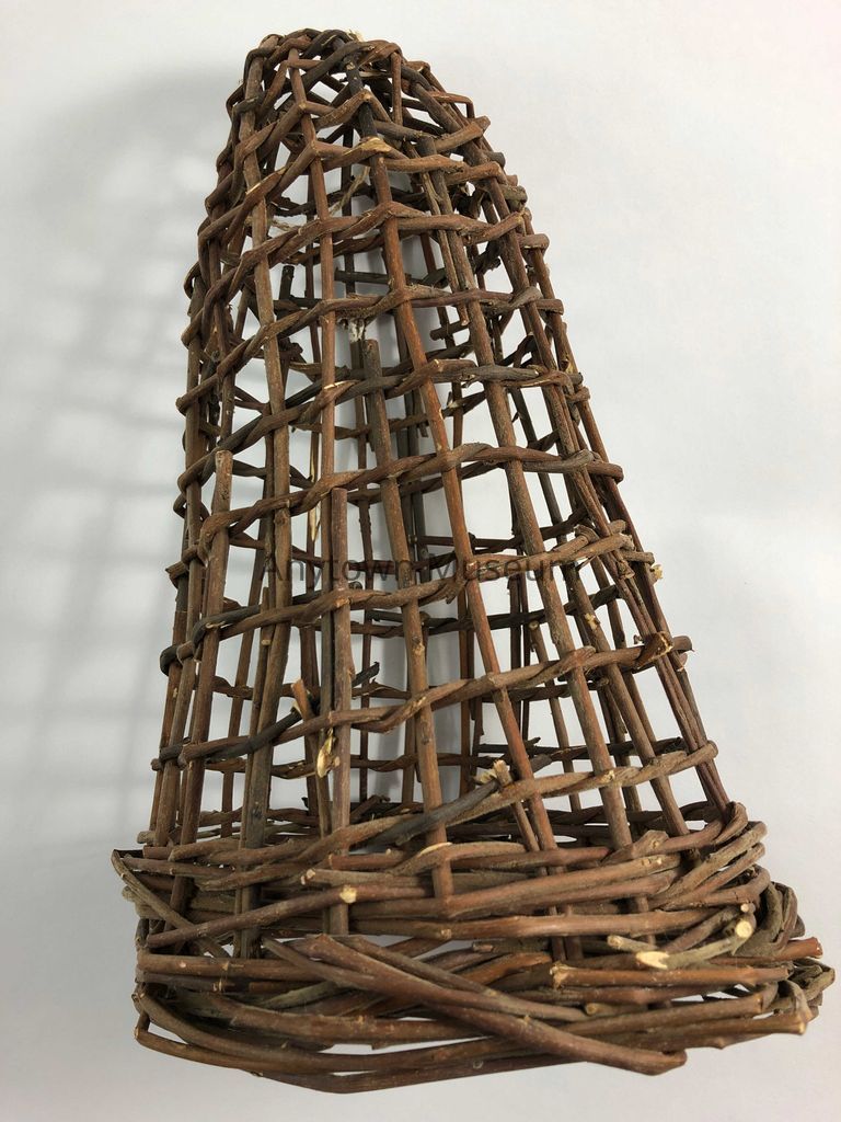 Pomo Style Miniature Burden Basket