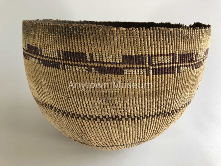 Pomo Acorn Mush Basket - Image 3