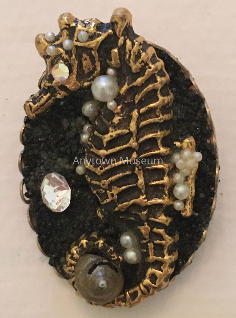 Seahorse Brooch