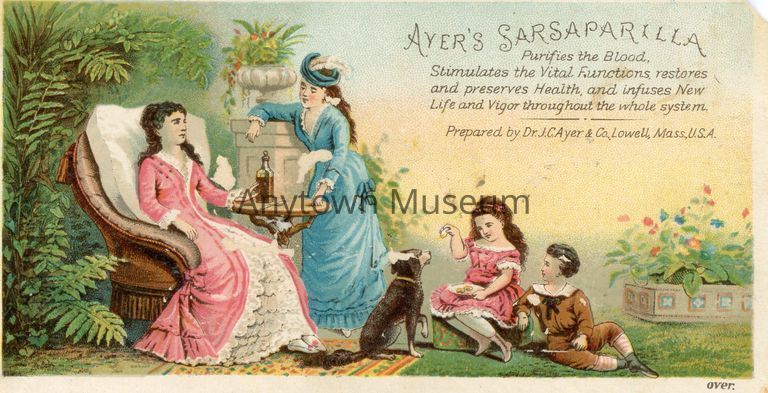 Ayer's Sarsaparilla Advertising Card