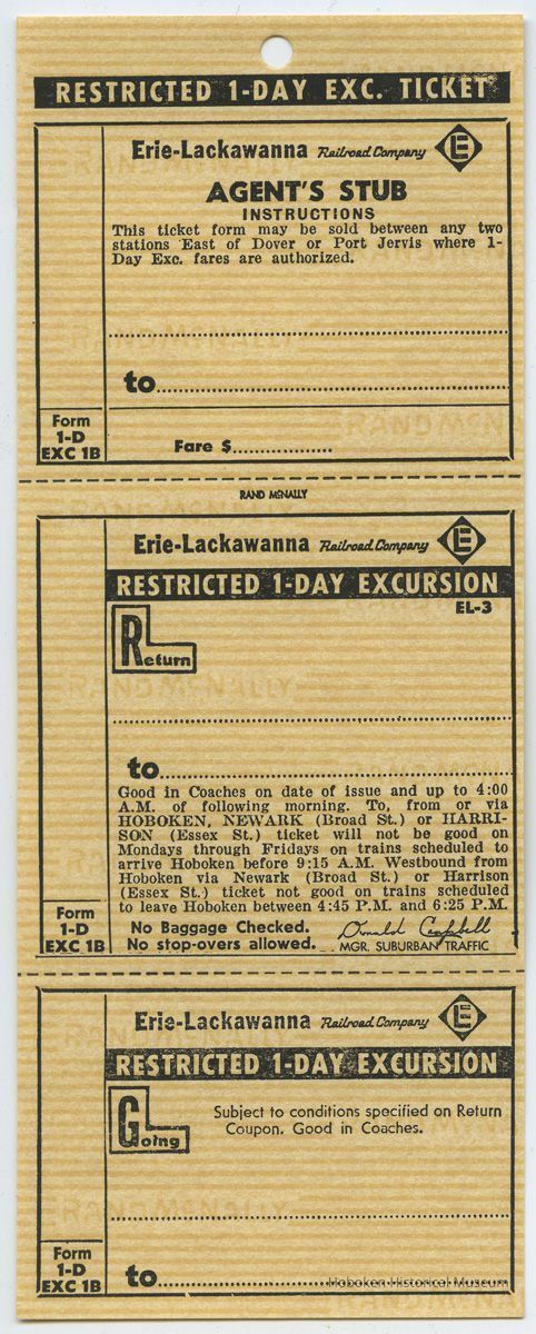 Restricted 1-Day Exc. Ticket