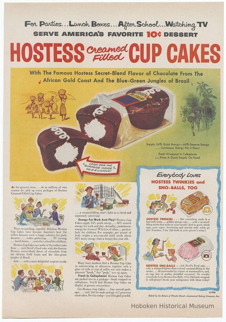 Hostess Cup Cakes, Life, June 11, 1956