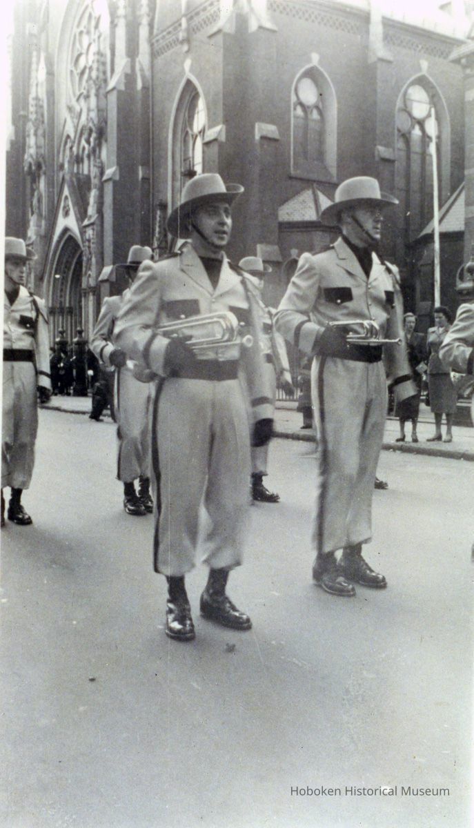 James Radigan (left); Lenape Lancers, Our Lady of Grace Senior Drum Corps