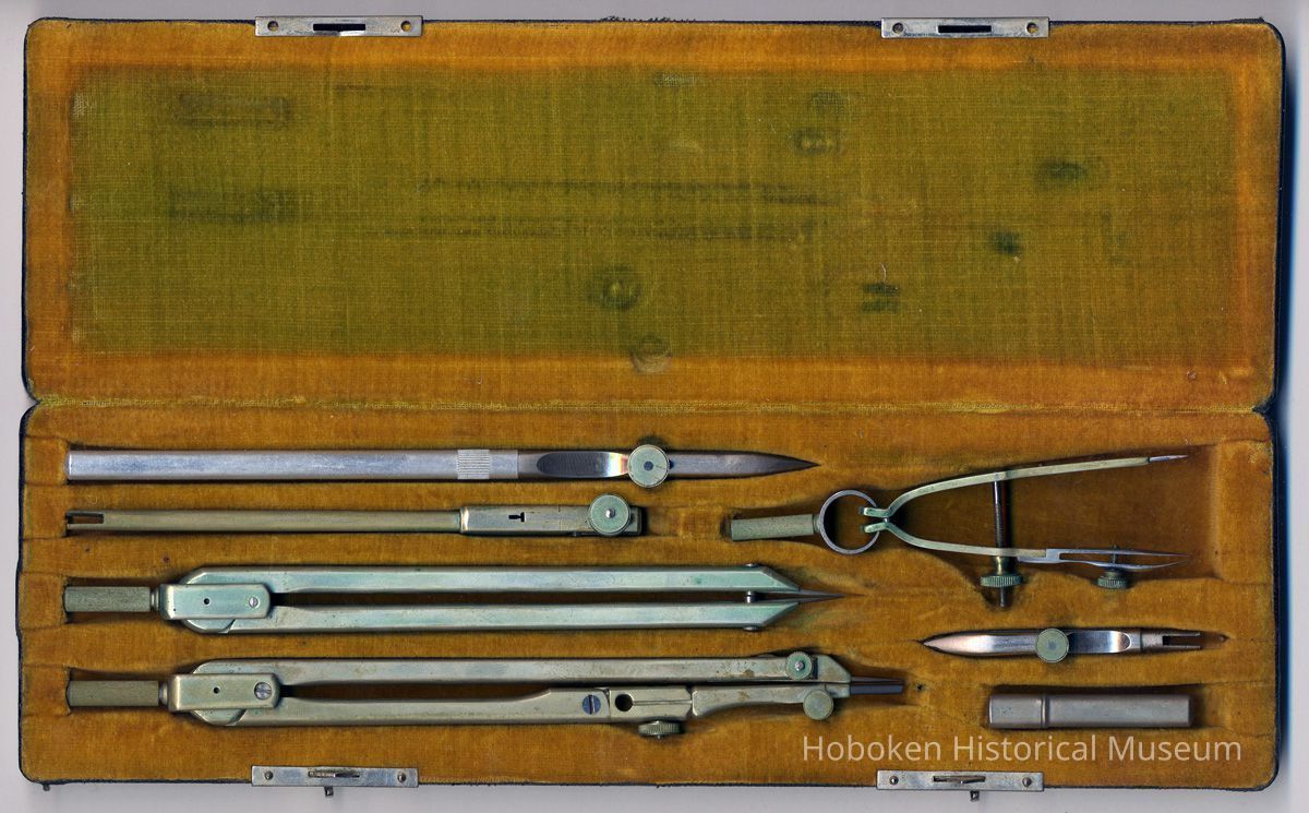 case open: interior with instruments