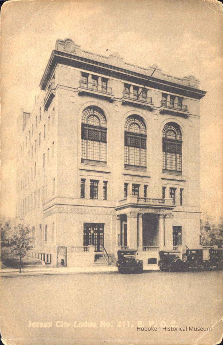 Postcard: BPO Elks, Jersey City, New Jersey picture number 1