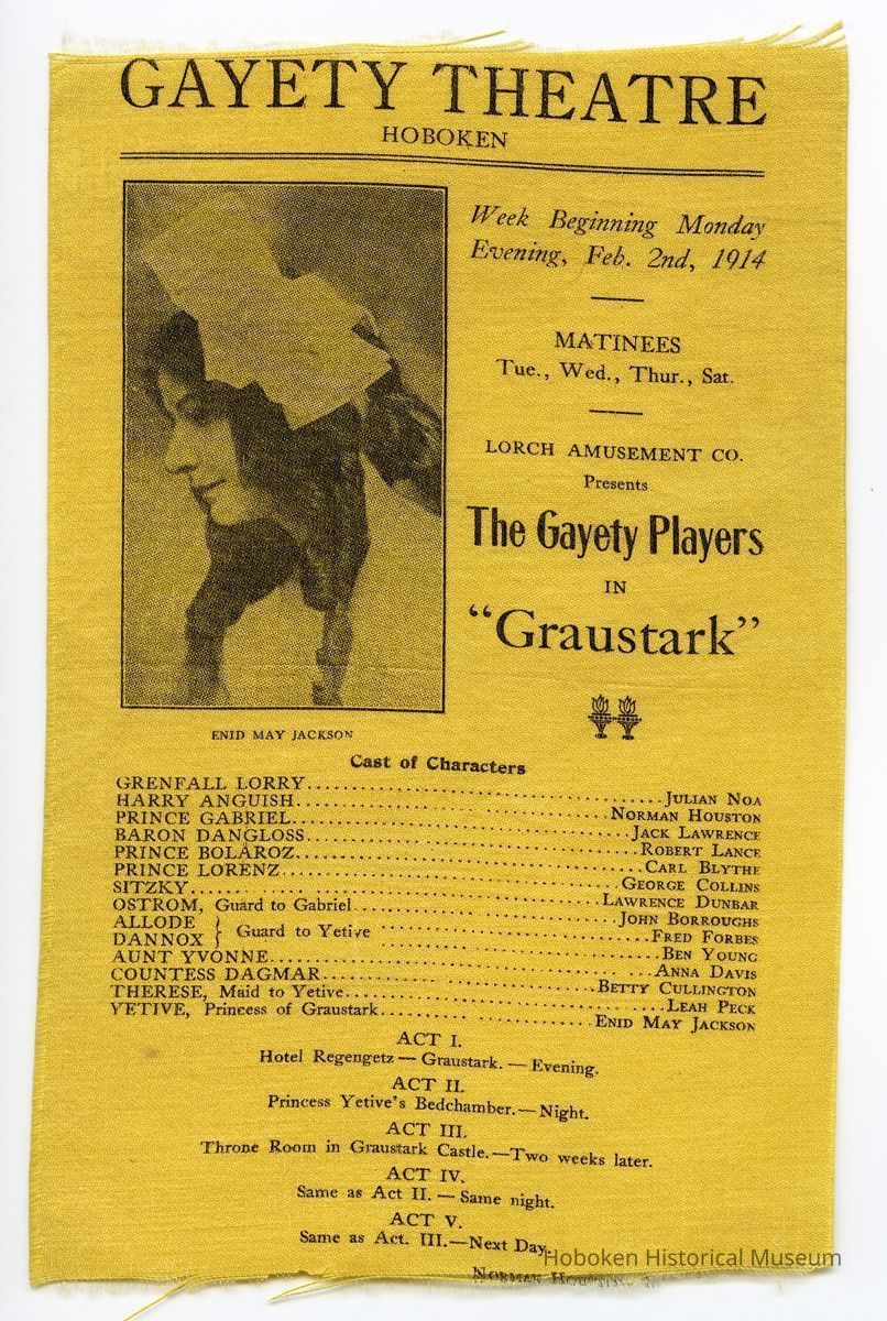 1: Week of Feb. 2, 1914: Graustark; Enid May Jackson