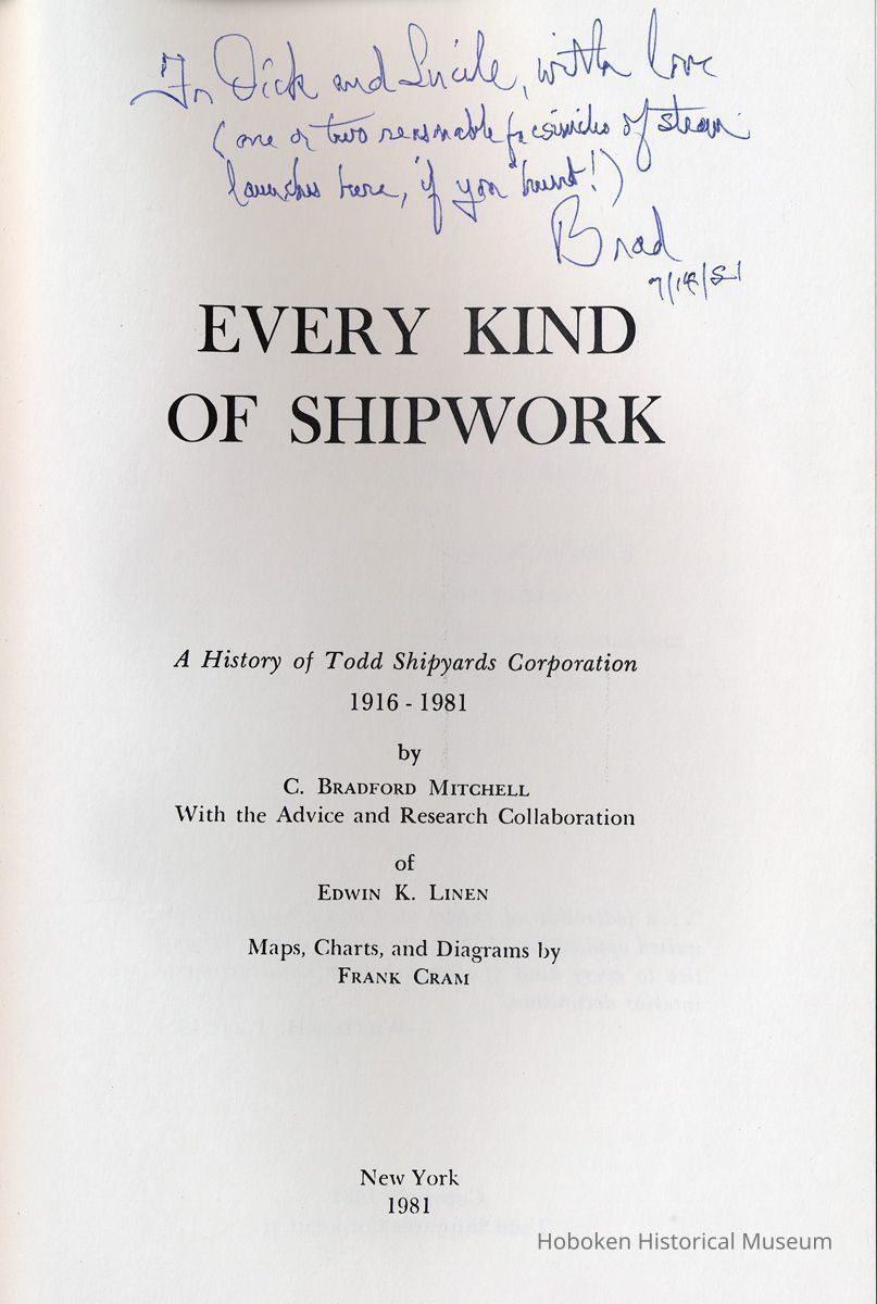 pg [i] title; with author's inscription