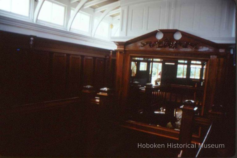 Color slide of the interior of the Steamship Ticonderoga at the Shelburne Museum, Shelburne, VT, 1998. picture number 1