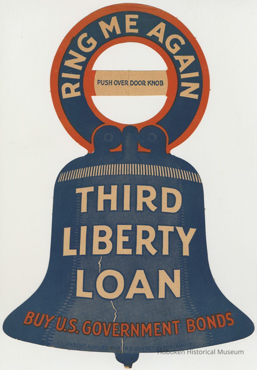Sign: Ring Me Again. Third Liberty Loan. Buy U.S. Government War Bonds. Apr. 1918 or later. picture number 1