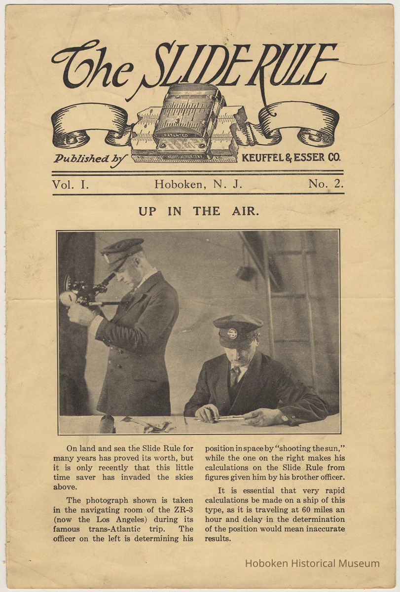 Vol 1, no. 2, page [1] airship / blimp article