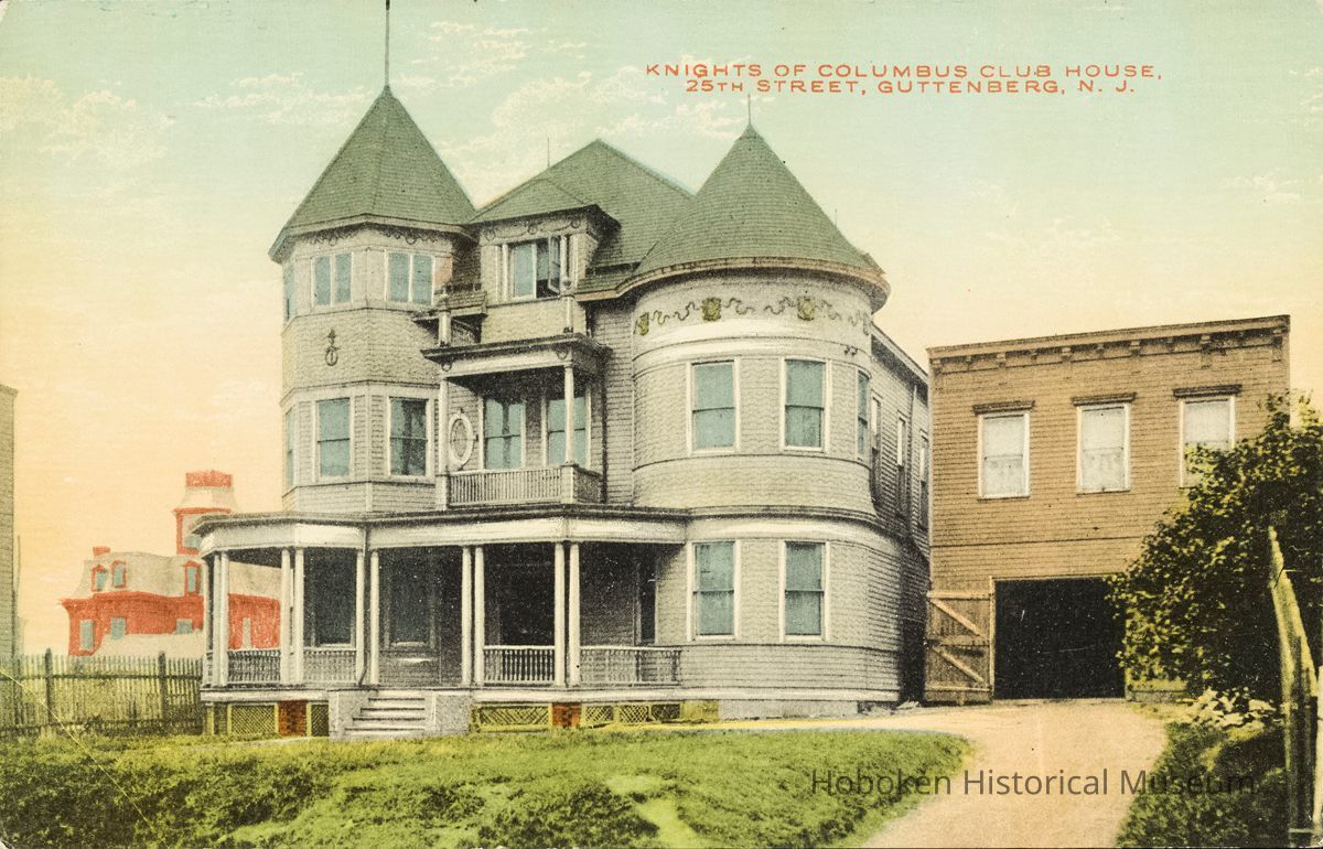 Postcard: Knights of Columbus, Guttenberg, NJ picture number 1