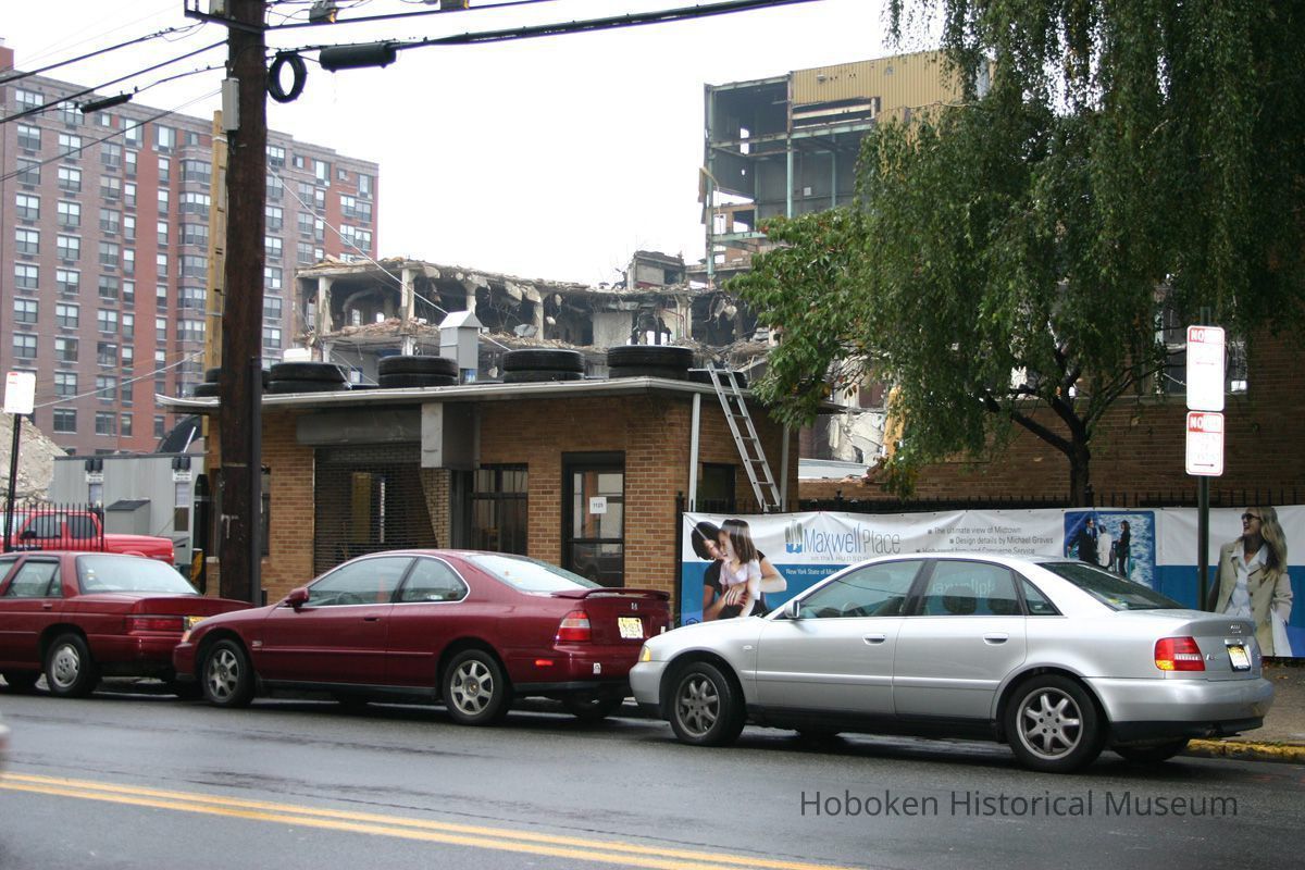 guard house in foreground