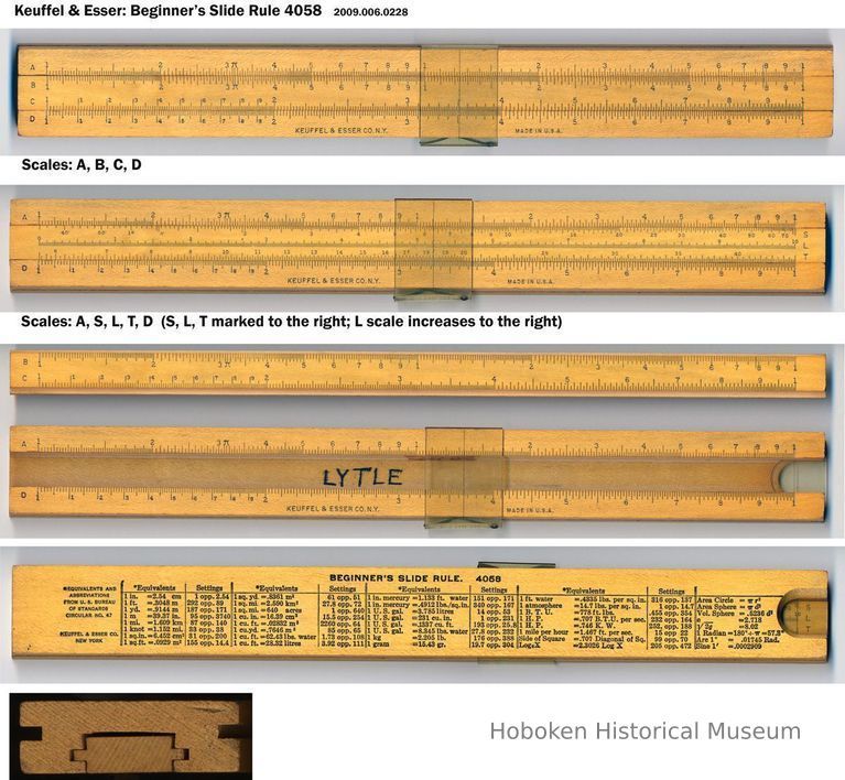 Beginner's Slide Rule 4058