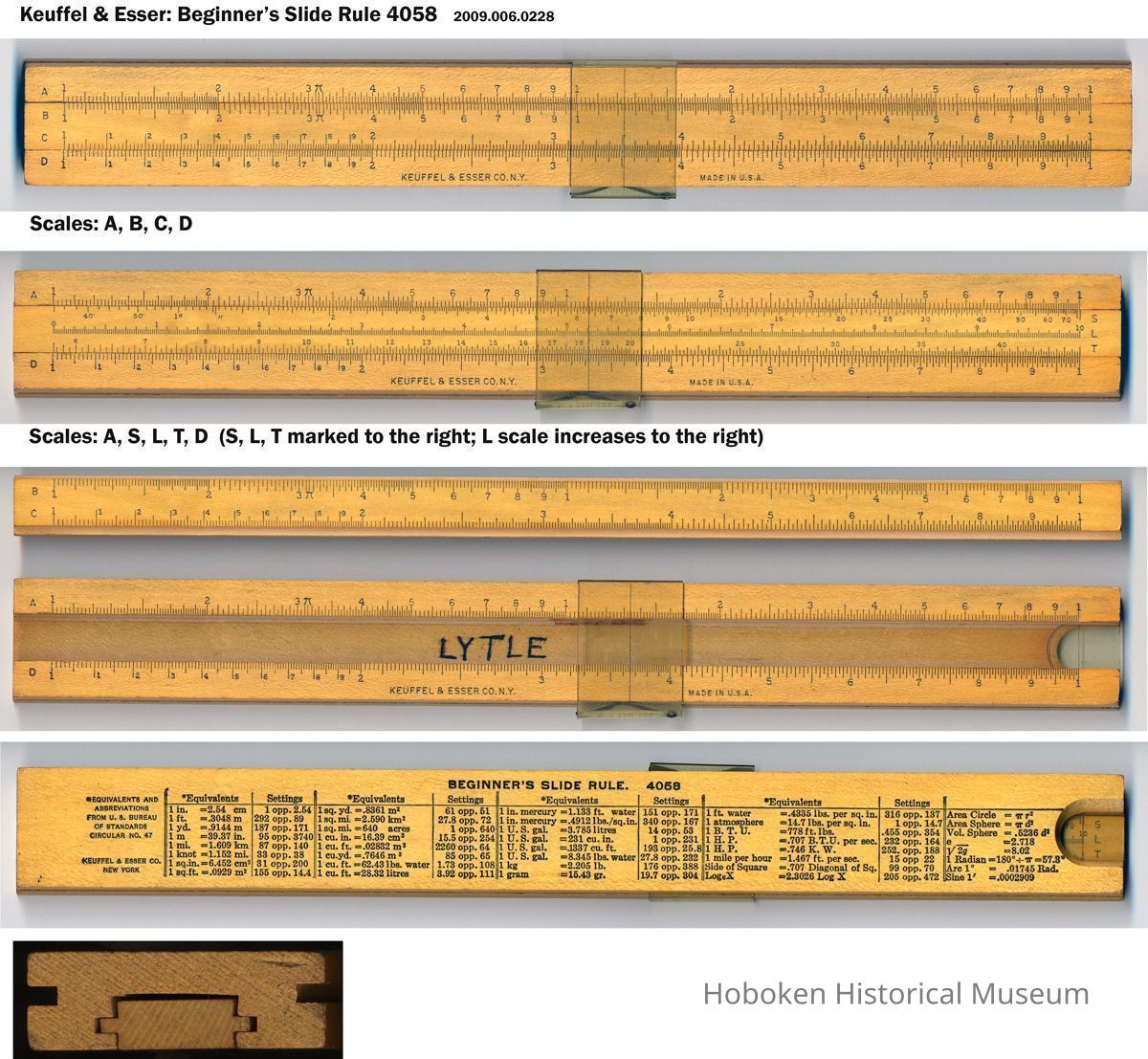 Beginner's Slide Rule 4058
