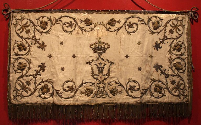 banner as displayed in exhibition