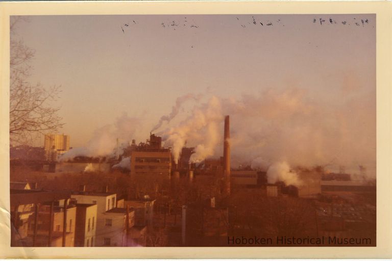 Color photo of the Maxwell House Coffee plant, 8 AM, Feb. 2, [1971.] picture number 1