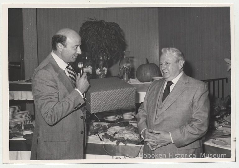 photo 1: Joseph Cangelosi (left) + retiree Logan