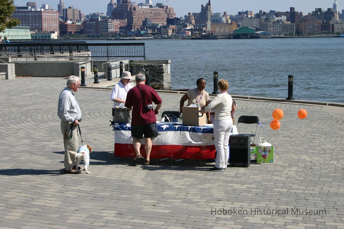 Digital color image of the 2004 Hoboken Pet Parade, along the Hoboken Waterfront, Sunday, September 26, 2004. picture number 1
