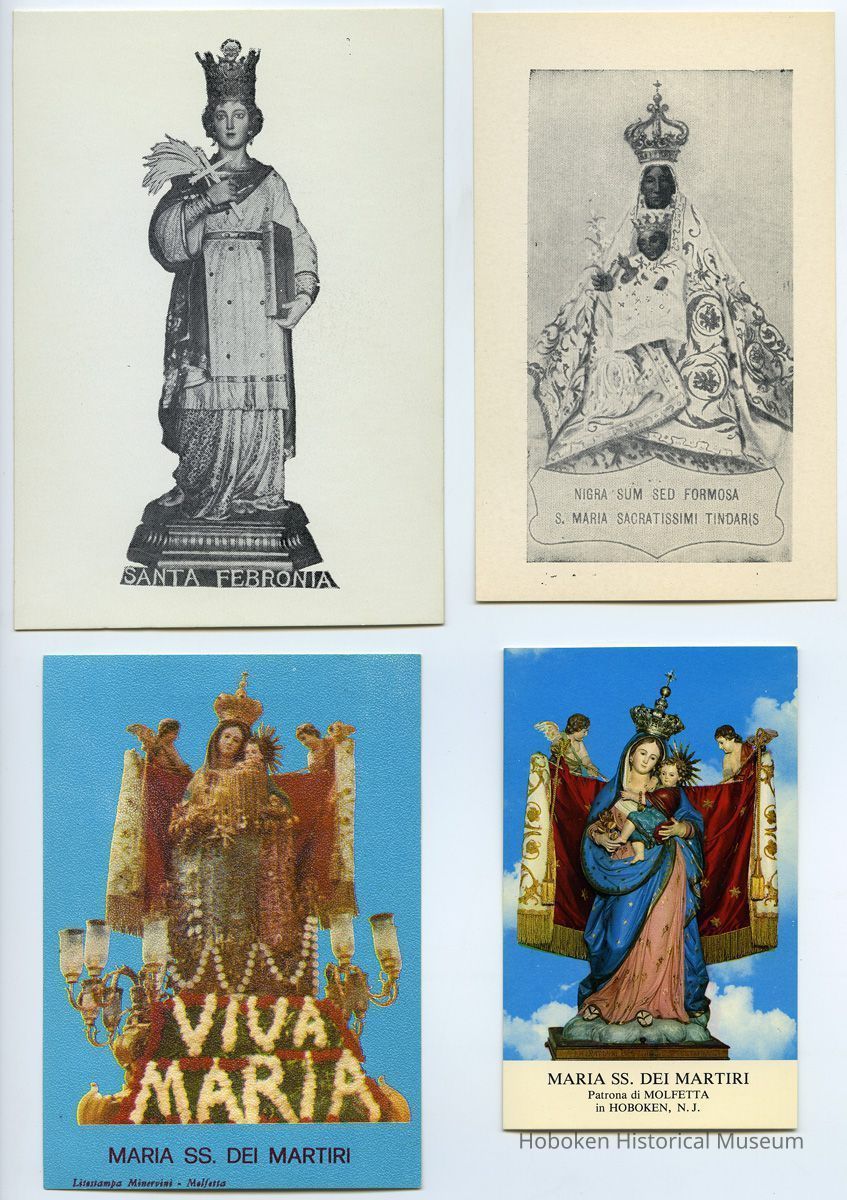 front of all four items
