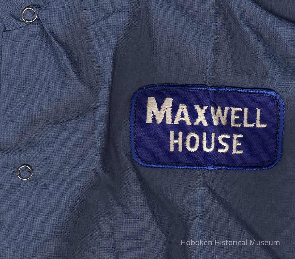 detail of shirt with applique patch
