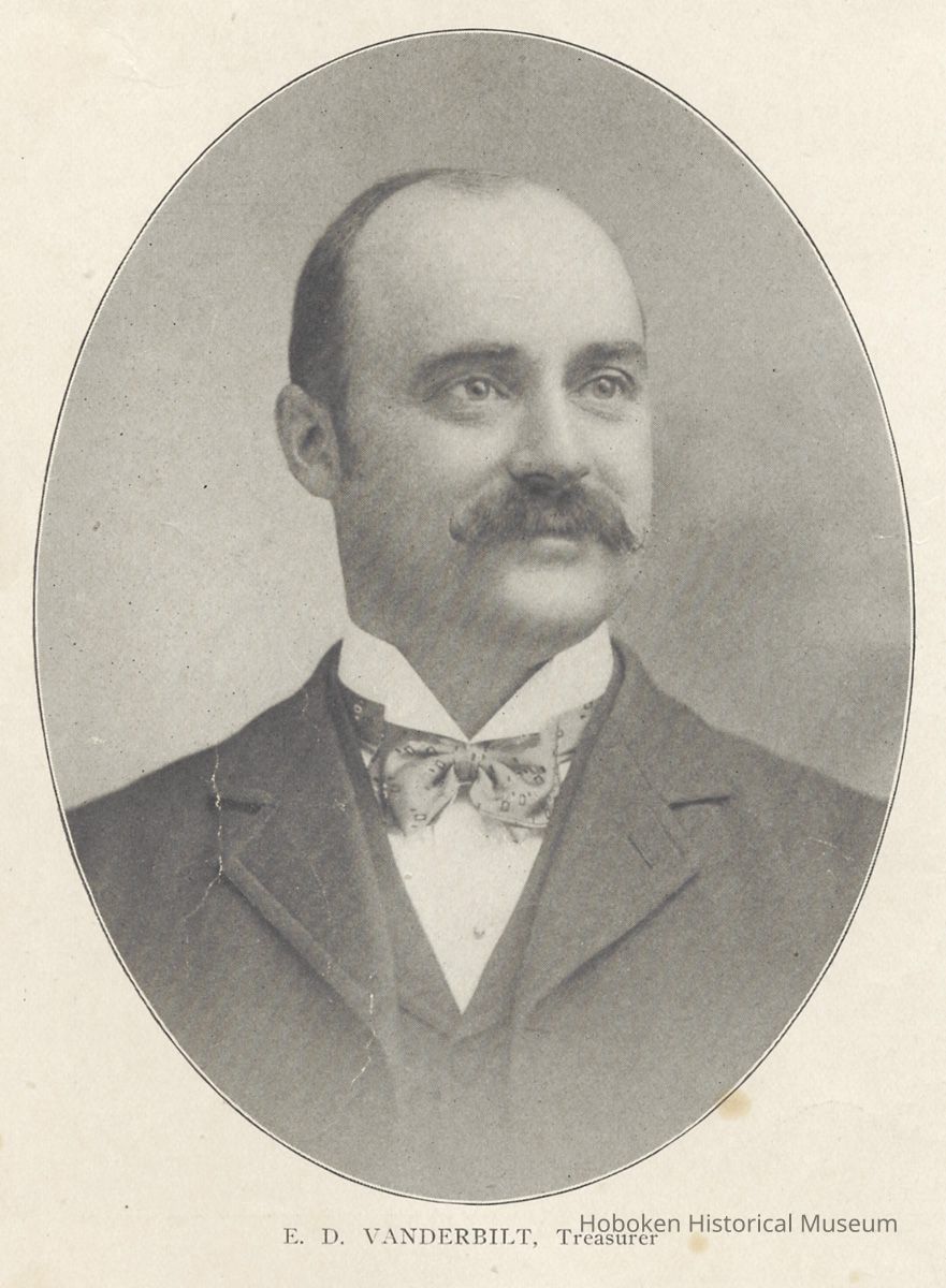 Printed b+w photo of E.D. Vanderbilt, Treasurer, Hoboken Board of Trade, Hoboken, ca. 1908. picture number 1