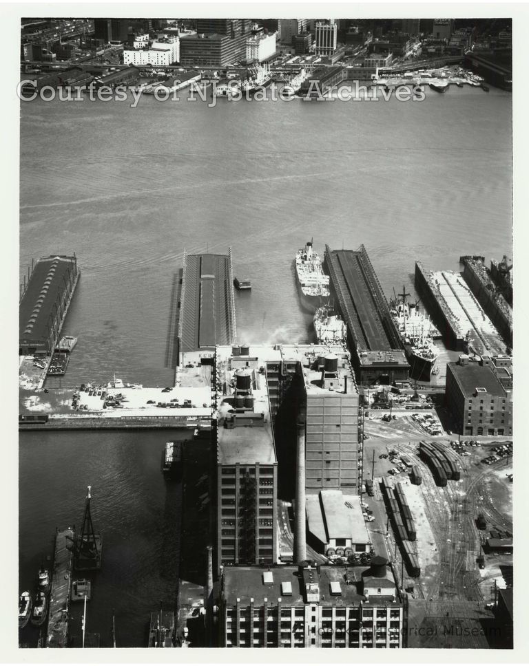 image Lipton Tea building aerial, July 20, 1951; Copyright: NJ State Archives