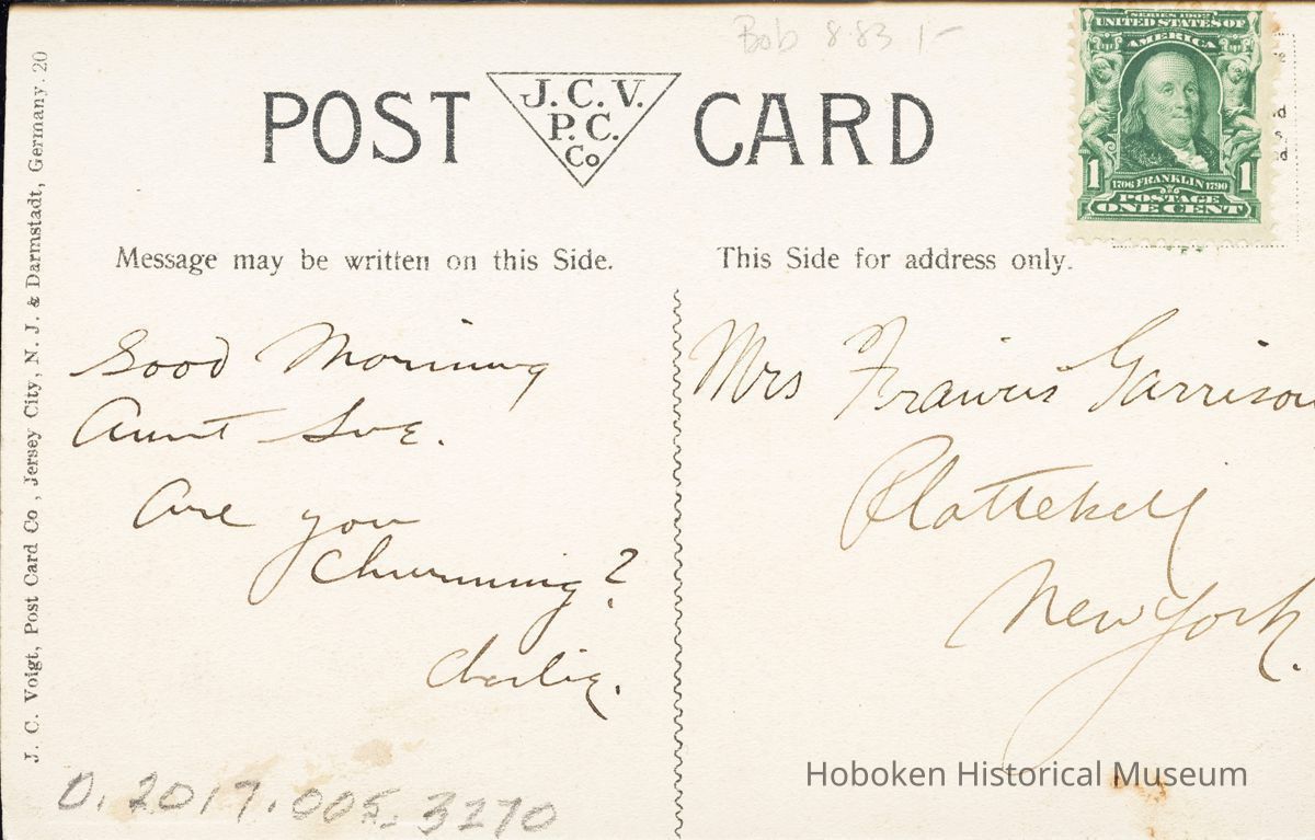 Postcard: BPO Elks, Jersey City, New Jersey picture number 1