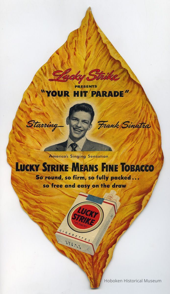 copy 1, side 1: photo of Frank Sinatra with Lucky Strike promotion