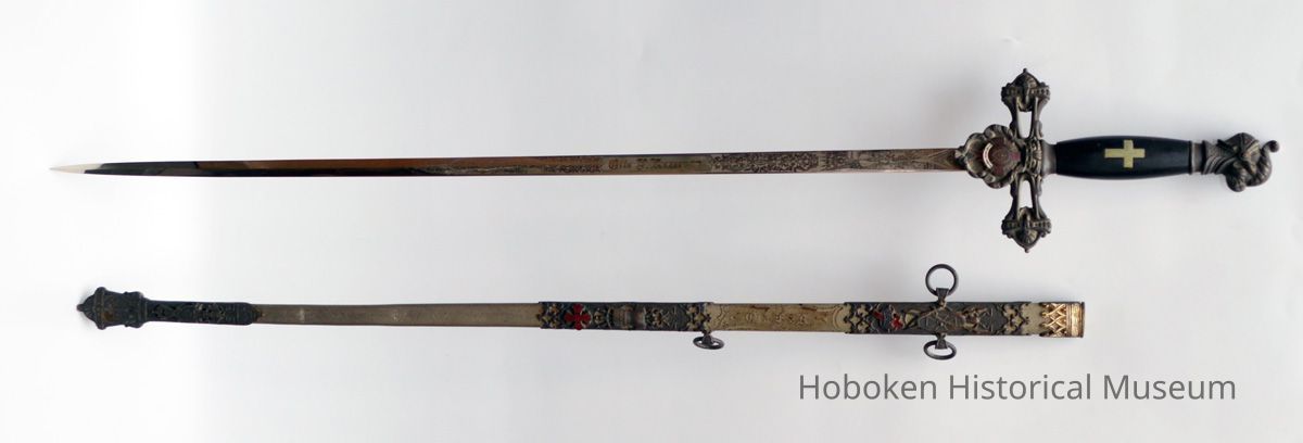 front: sword and scabbard