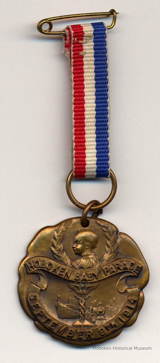 medal with ribbon as received