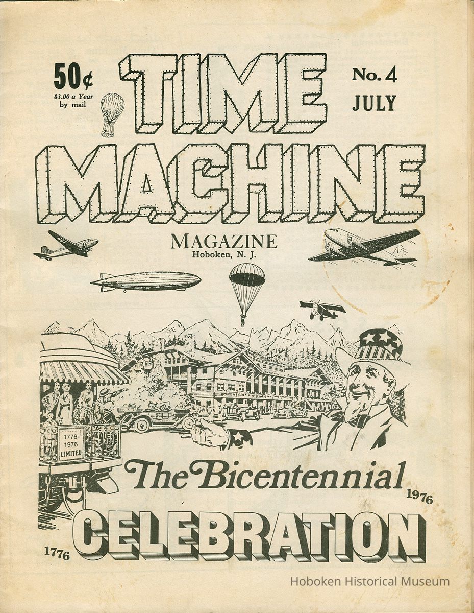 Time Machine Magazine No. 4; front cover