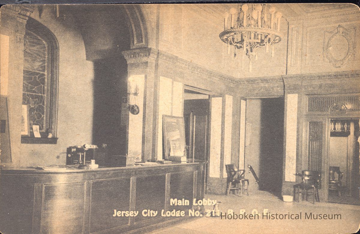 Postcard: BPO Elks, Jersey City, New Jersey picture number 1